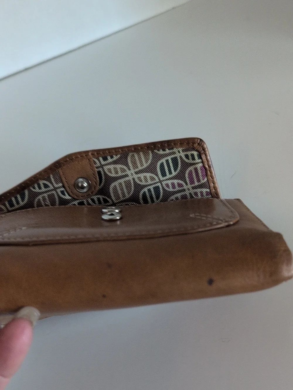 Fossil Tri Fold Tan Color Wallet